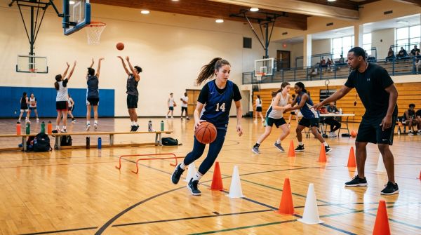 Quels sont les meilleurs exercices pour développer la première étape explosive en basket?